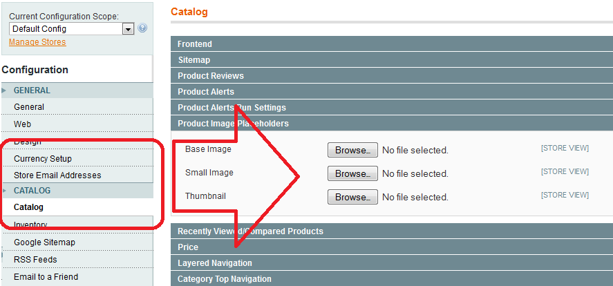Magento: Image file was not found